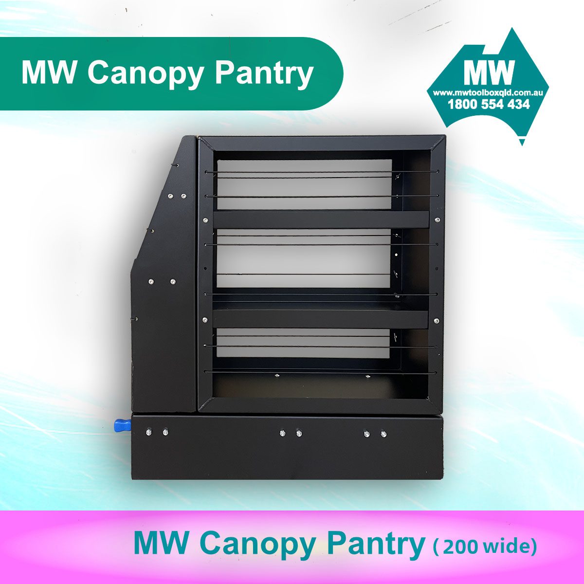 Canopy Pantry (200mm Wide) Canopy Drawer-3