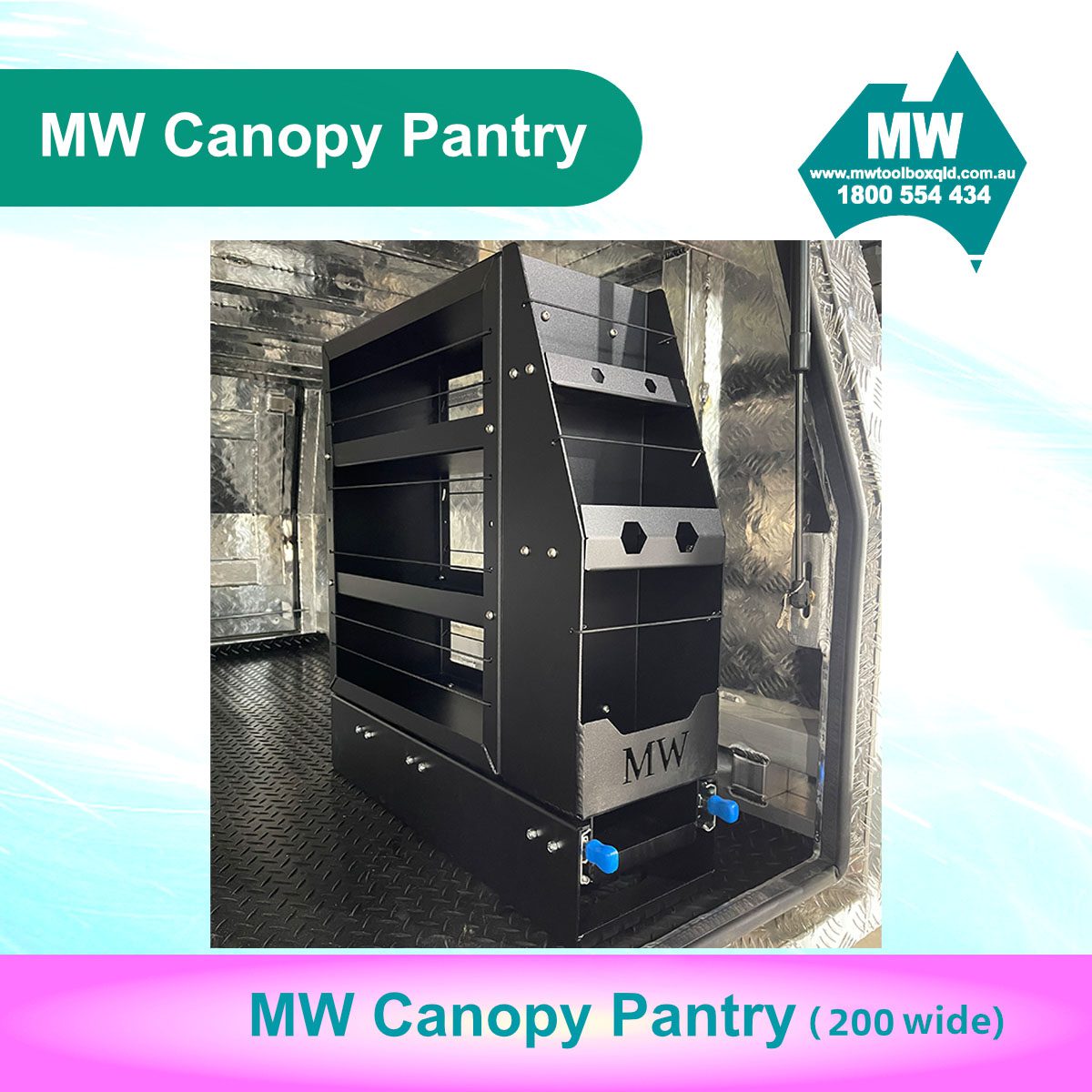 Canopy Pantry (200mm Wide) Canopy Drawer-6