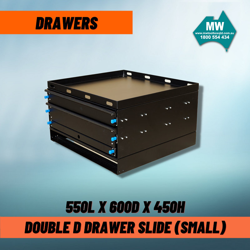 Double D Camping Drawer Black 5