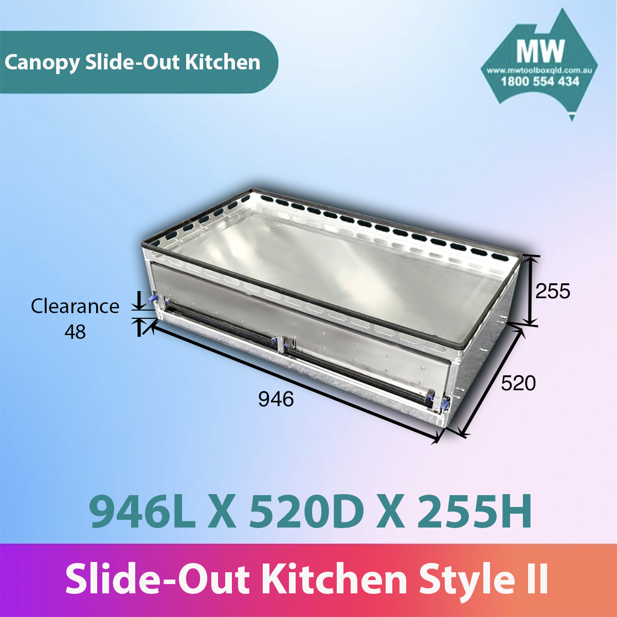 MW SLIDE OUT KITCHEN CANOPY KITCHEN STYLE II-5
