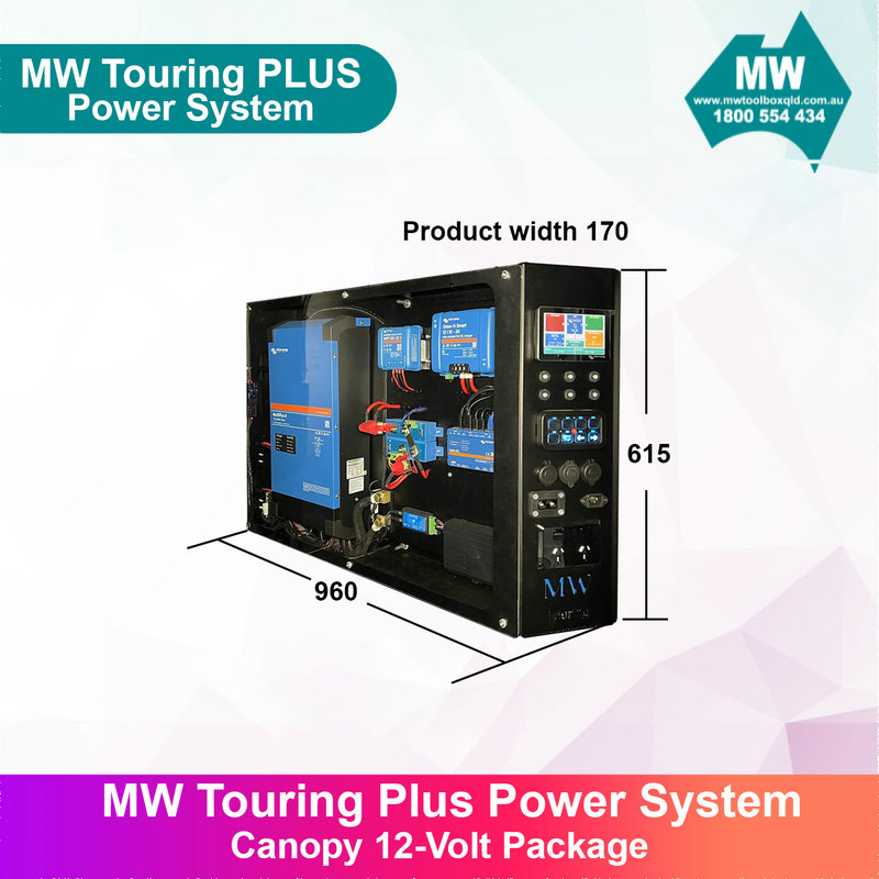 MW Touring Plus Canopy Power Package 12v Electrical Dual Battery System-4